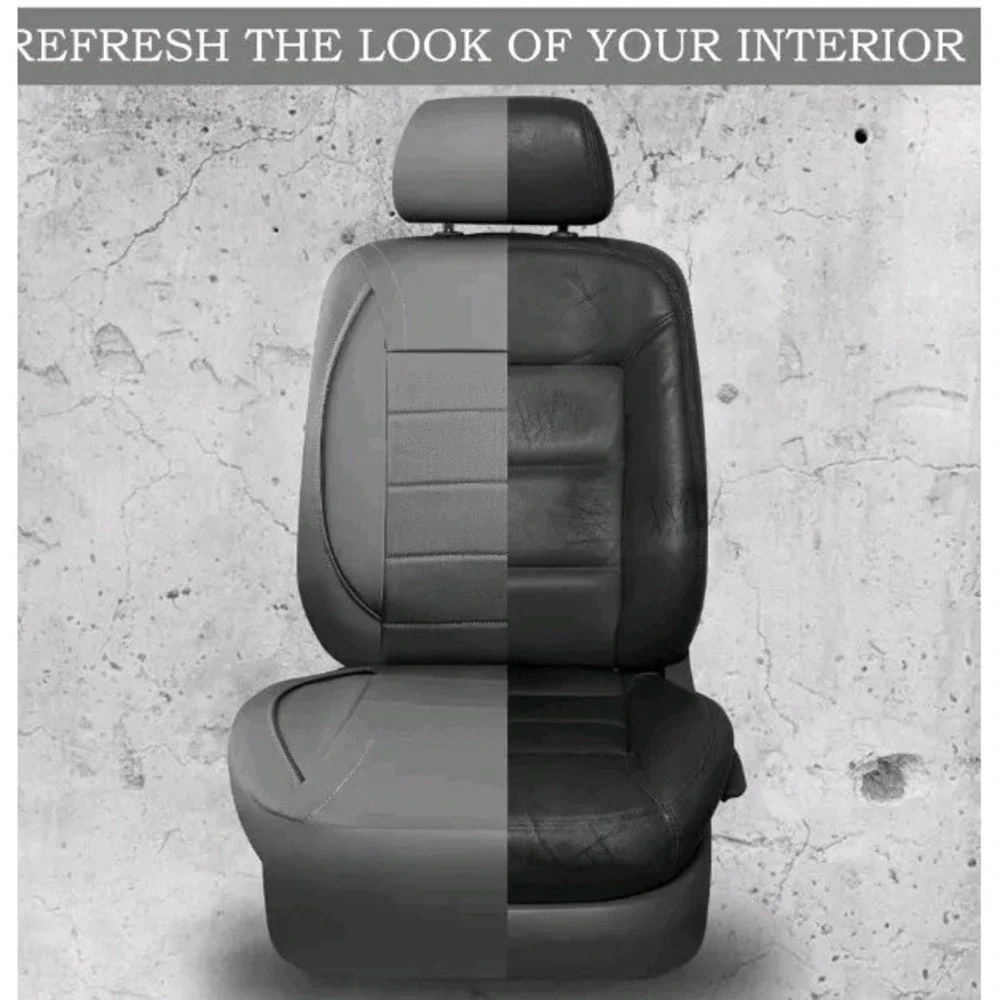 Universal Car 5 Seat Covers Full Set PU Leather Front Rear Protector Cushion Pad